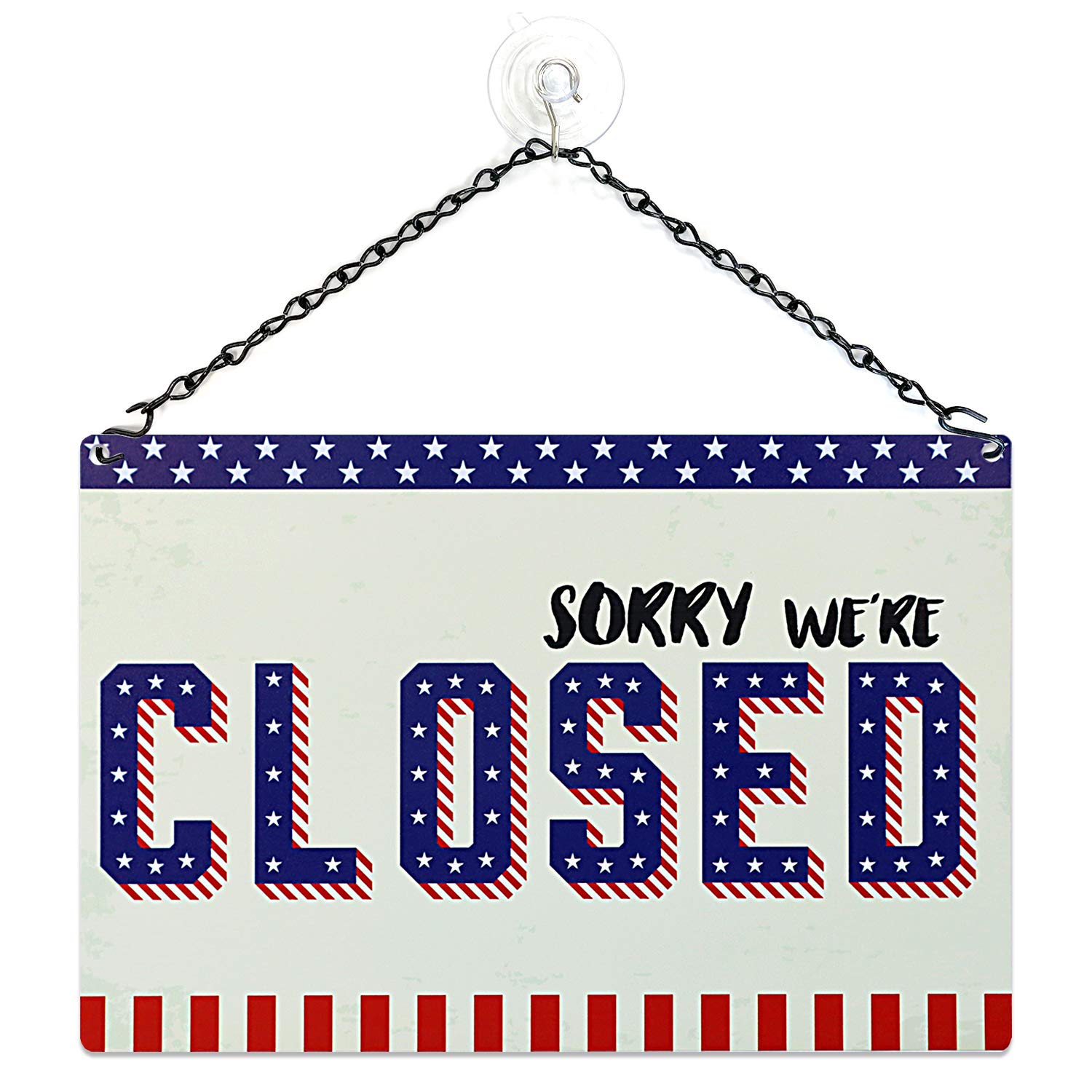 Amazon | 様々なオープンサイン オフィスアワーサイン 吸盤付き