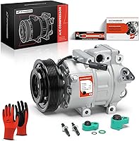 Vista 1 de A-Premium Compresor de aire acondicionado con embrague compatible con Kia Sorento 2011-2012, Hyundai Santa Fe Veracruz 2007-2012, 3.3L 3.5L 3.8L