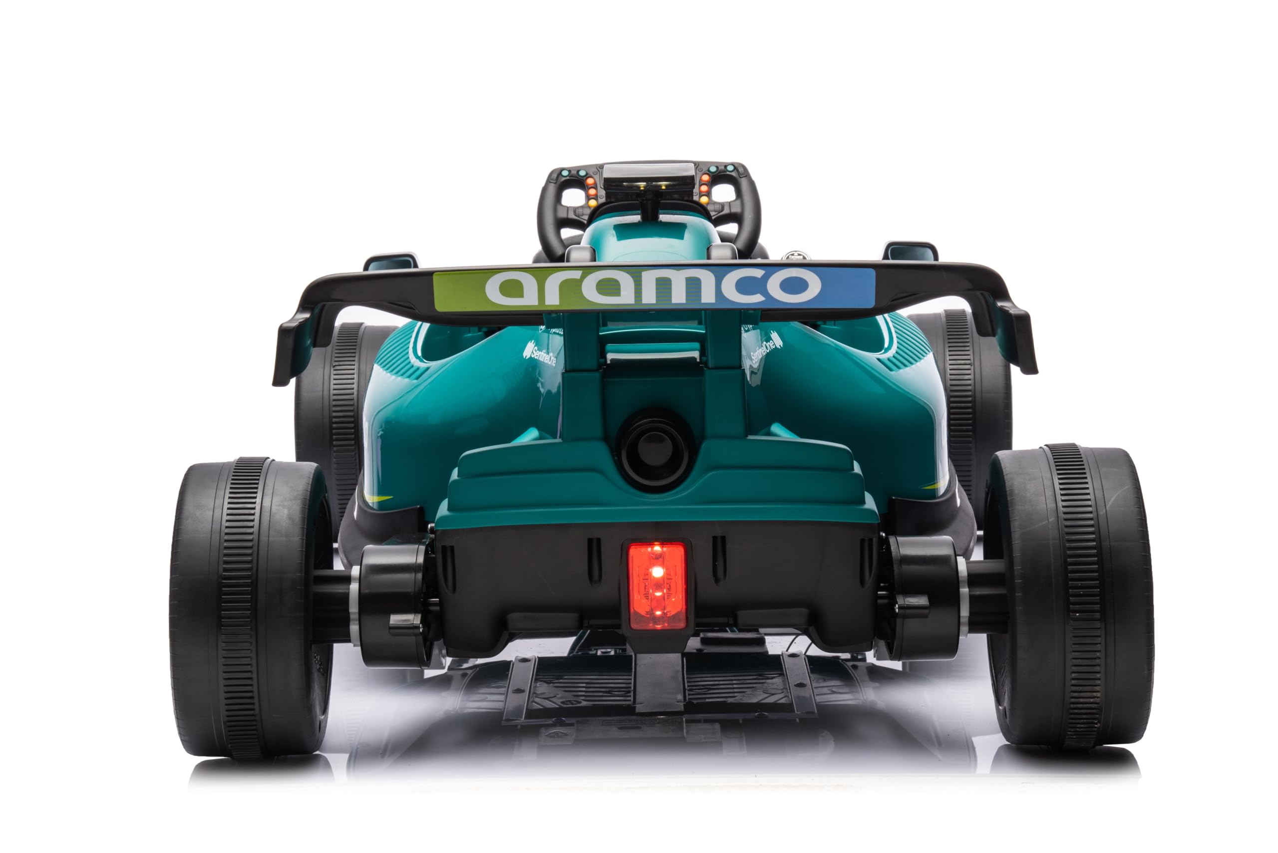 Oficjalnie licencjonowany Aston Martin AMR23 - elektryczny samochód dla dzieci (3-8 lat) - zielony