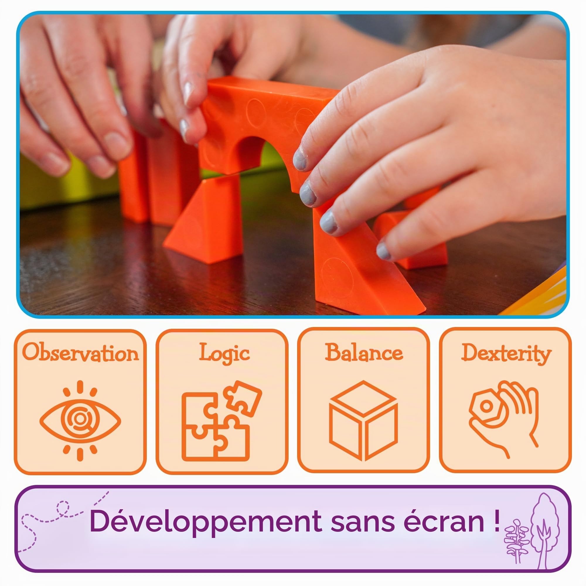 Asmodee - FMEQU - Jeu de Stratégie Educatif - Equilibrio