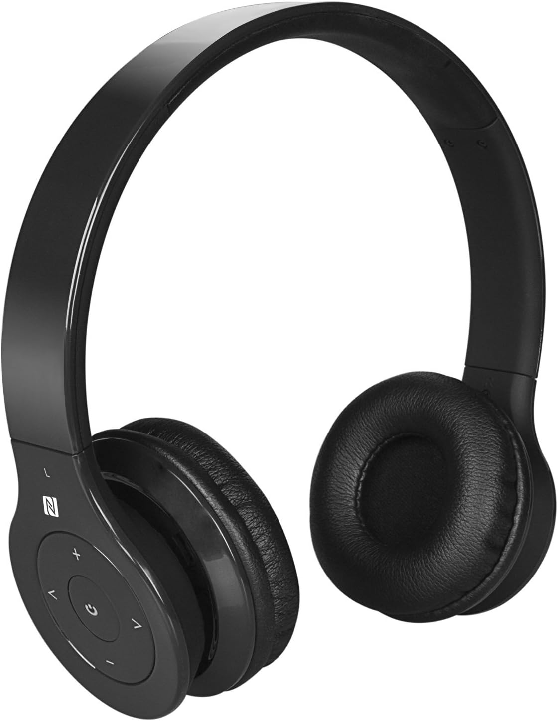 BH-530-B Bluetooth Headphone with Soft Fit Ear Covers, Built-In Microphone, Black