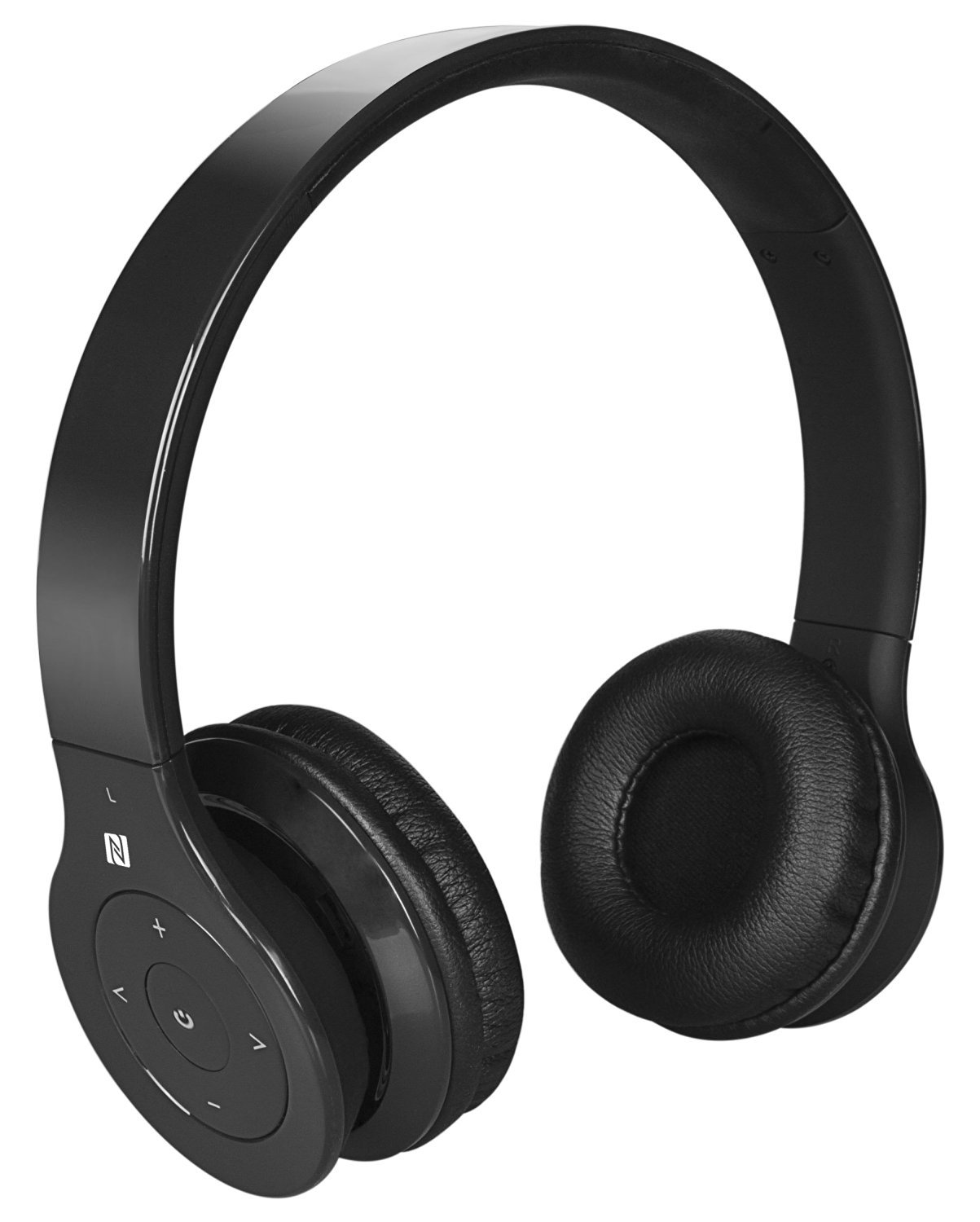 BH-530-B Bluetooth Headphone with Soft Fit Ear Covers, Built-In Microphone, Black