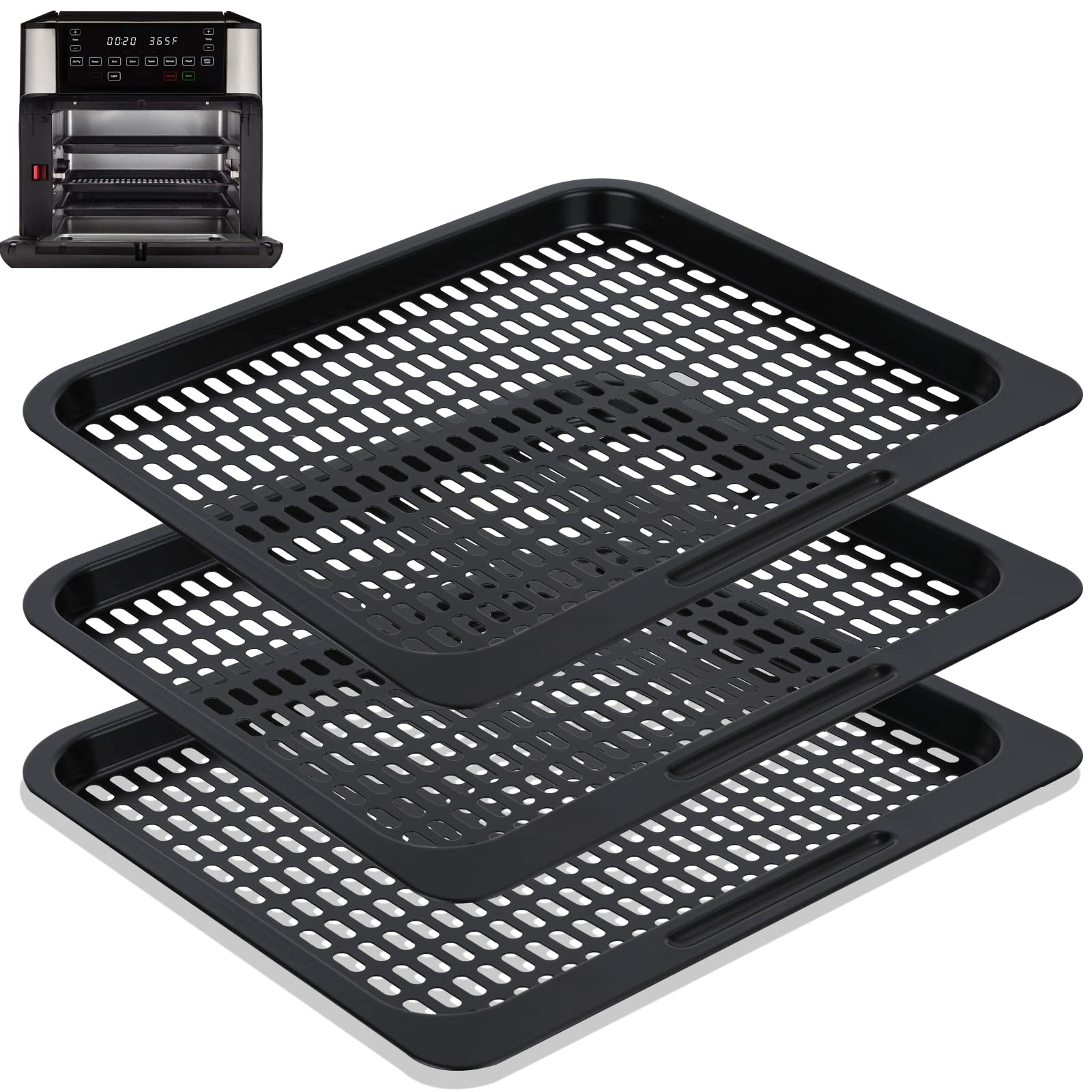 Buy 3 Pcs Replacement Air Fryer Tray, 10 Quart Air Fryer Accessories