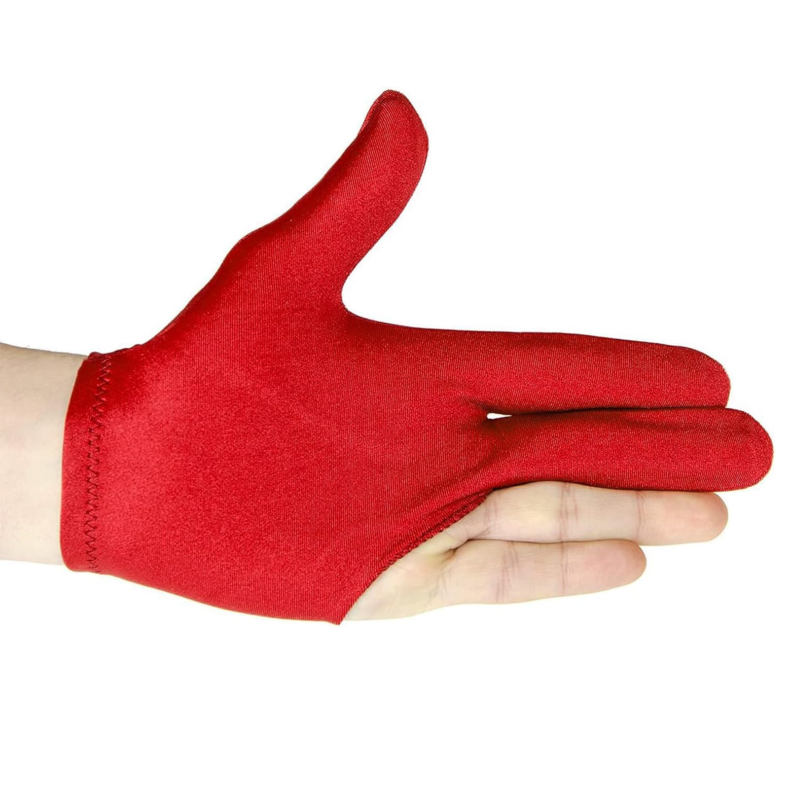 6Pcs Guantes de Billar Mano Puente Izquierda，Guante de Billar,Tokaneit Guante de Billar,Guantes de Billar, Unisex, elásticos, para Accesorios de Billar