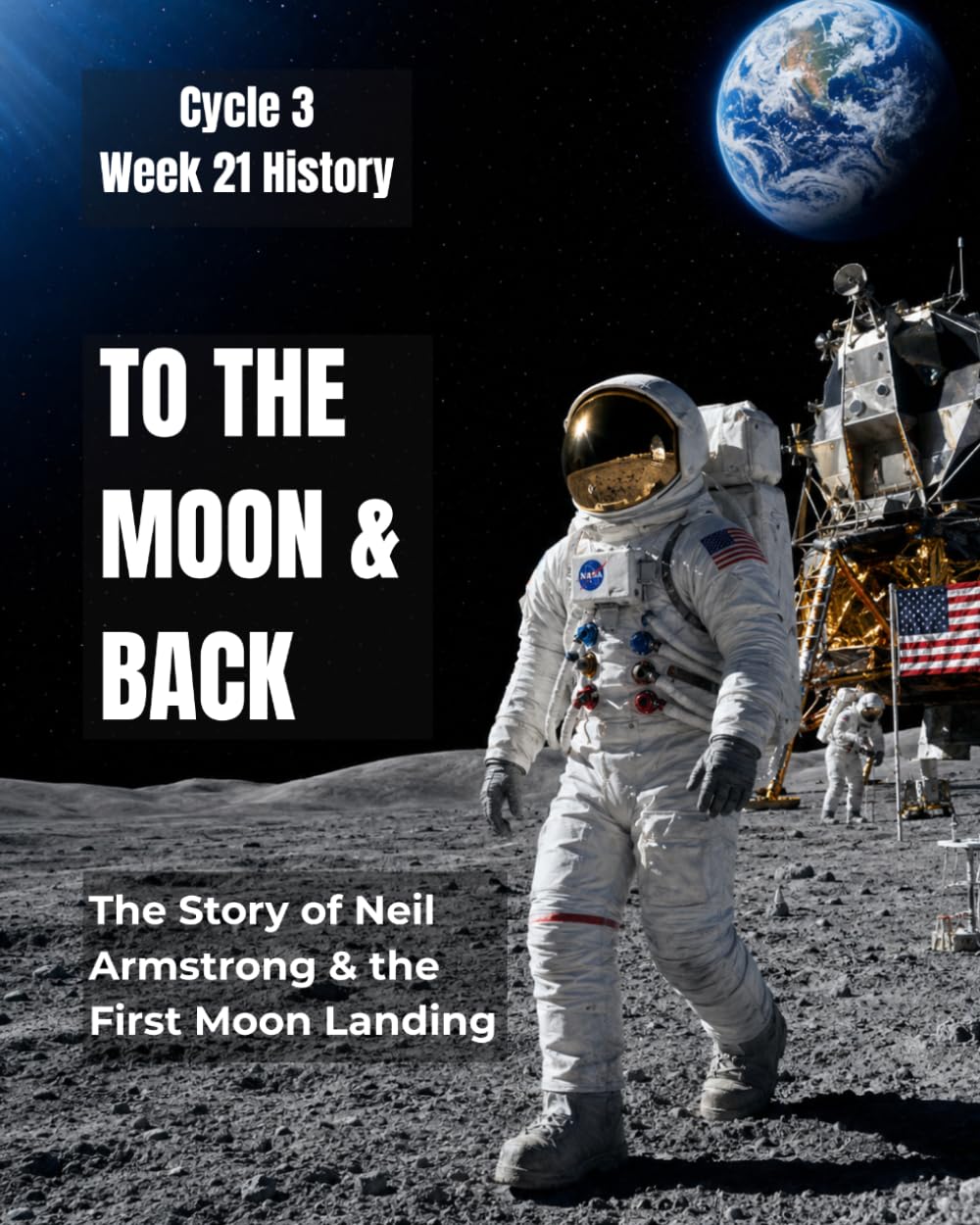 To the Moon and Back: The Story of Neil Armstrong and the First Moon Landing: Cycle 3, Week 21 History (Cycle 3 History)