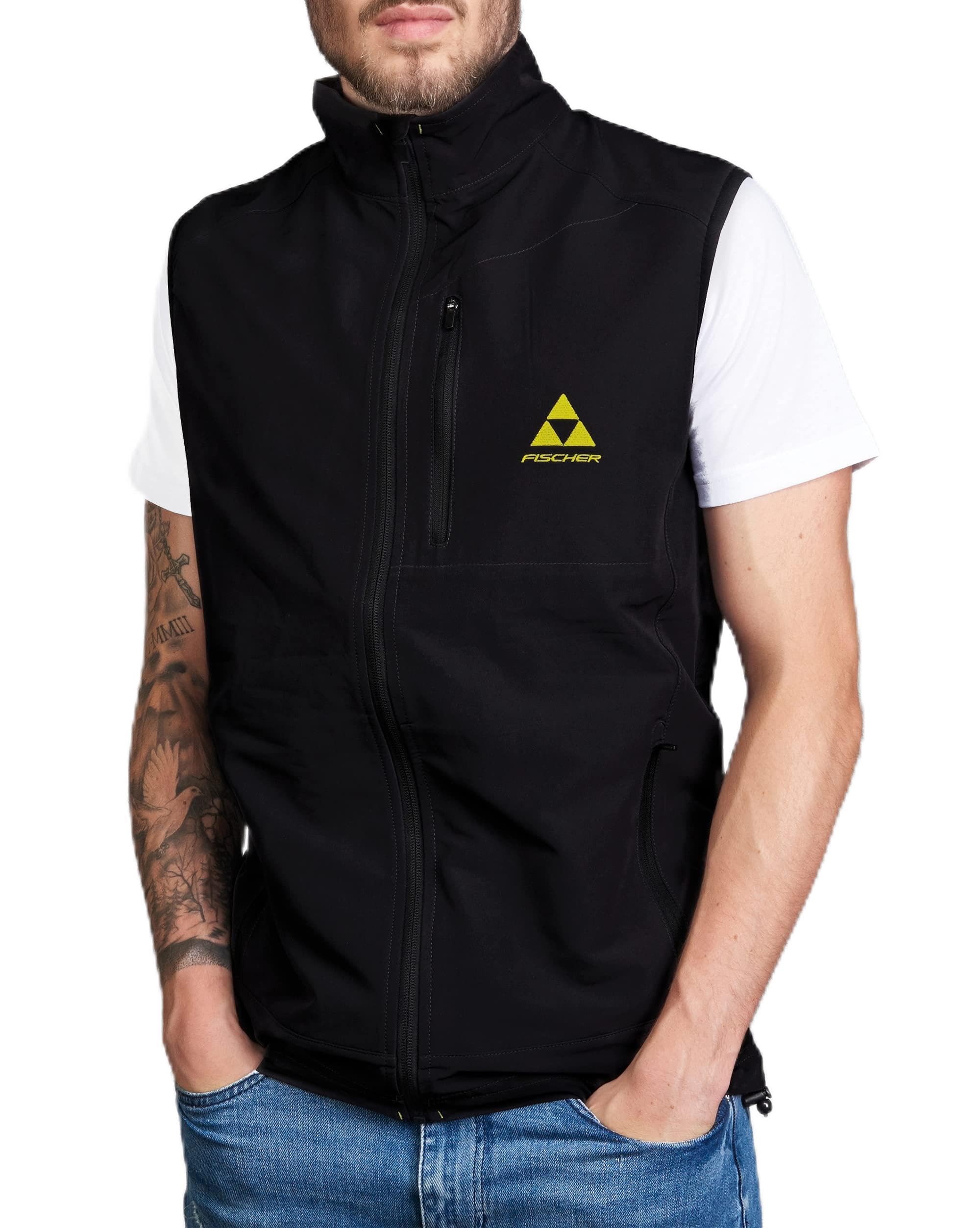 FISCHER Gilet in softshell elasticizzato