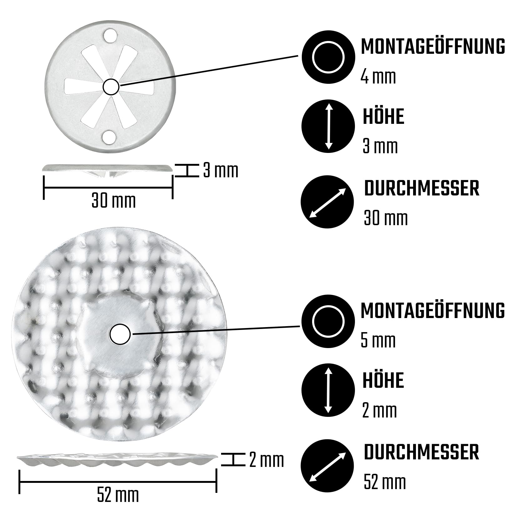 Produktbild von 5 Sets Hitzeschutzblech Reparatursatz Auto Hitzeschutz Clips Hitzeblech Auspuff Befestigung Mit Klemmscheiben Metall Klammern Reparatur Set Kompatibel Mit VW, Kompatibel Mit Audi, Kompatibel Mit Seat