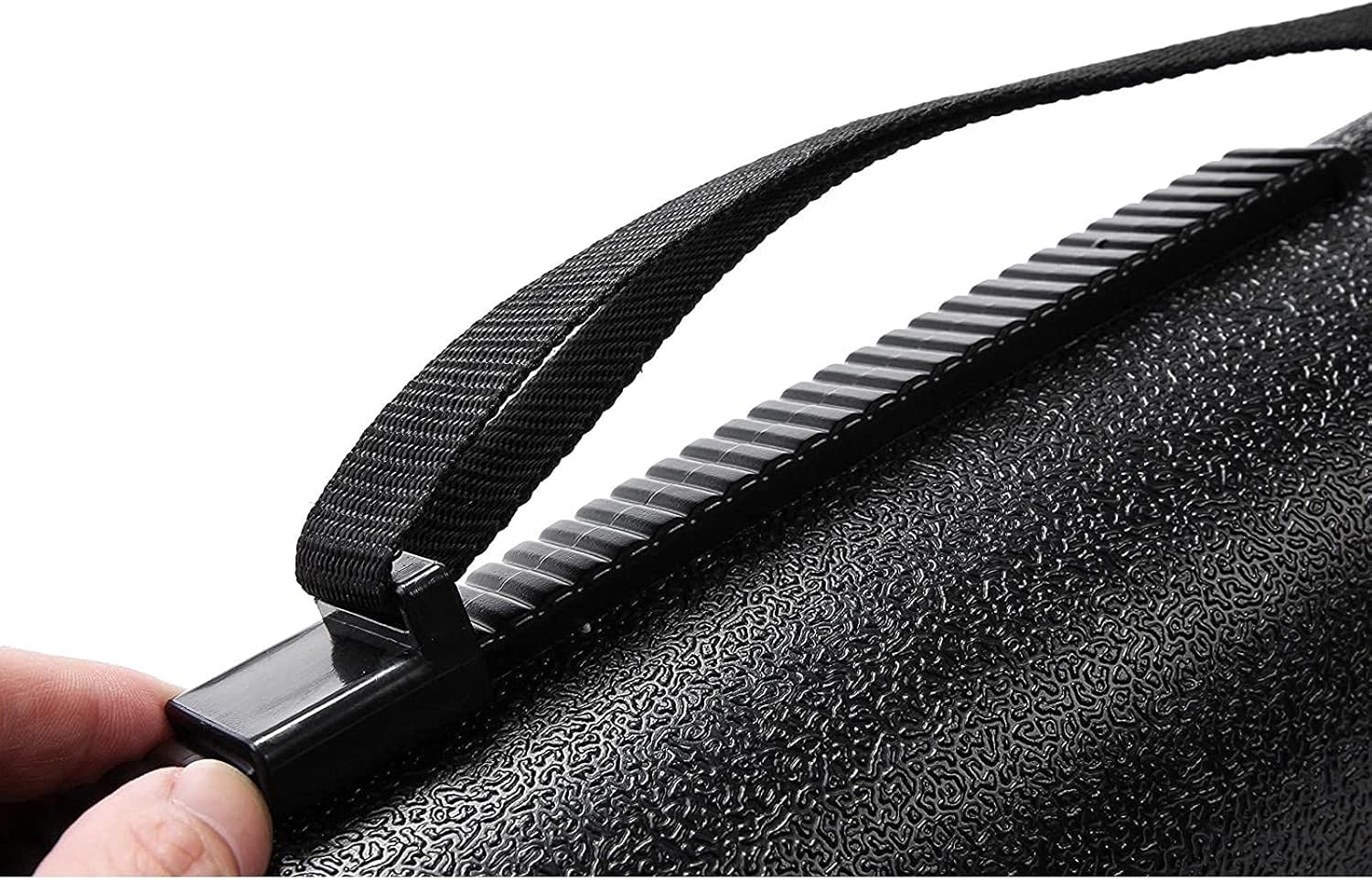 Juvale Blueprint, Document, Poster Tube with Strap - Expandable to 40 inches - Hard Plastic, Black