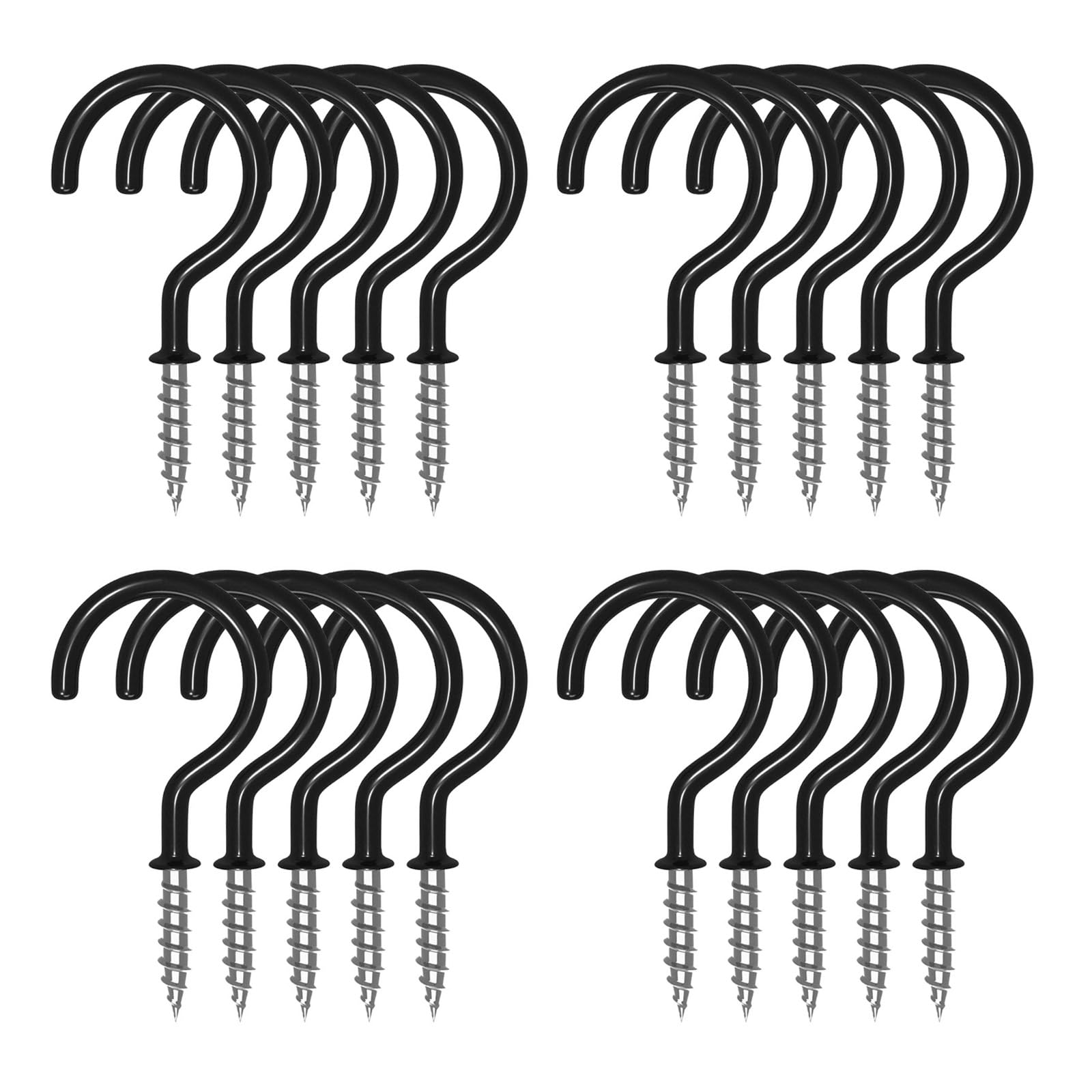 Kalttoy Ceiling Hook, Tool-Free Quick Installation with Rustproof Coating for Versatile Use Basket Hook