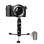 Fotopro Mini Pocket Tripod with Mount for iPhone 6 Selfie Stick with Phone Holder Clip for Phone 5 5s 6s and Samsung Galaxy Phones and 1/4″ Screw Table Tripod