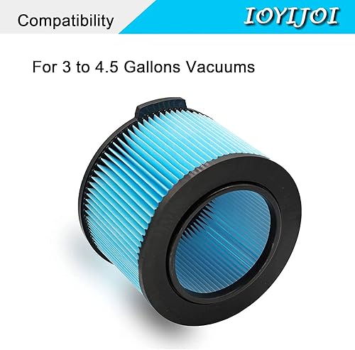 Miniatura 3 de Filtro de repuesto de 3 capas para aspiradora Ridgid VF3500 de 3-4.5 galones WD3050, WD4070, WD4080, WD4522, 4000RV, 4500RV