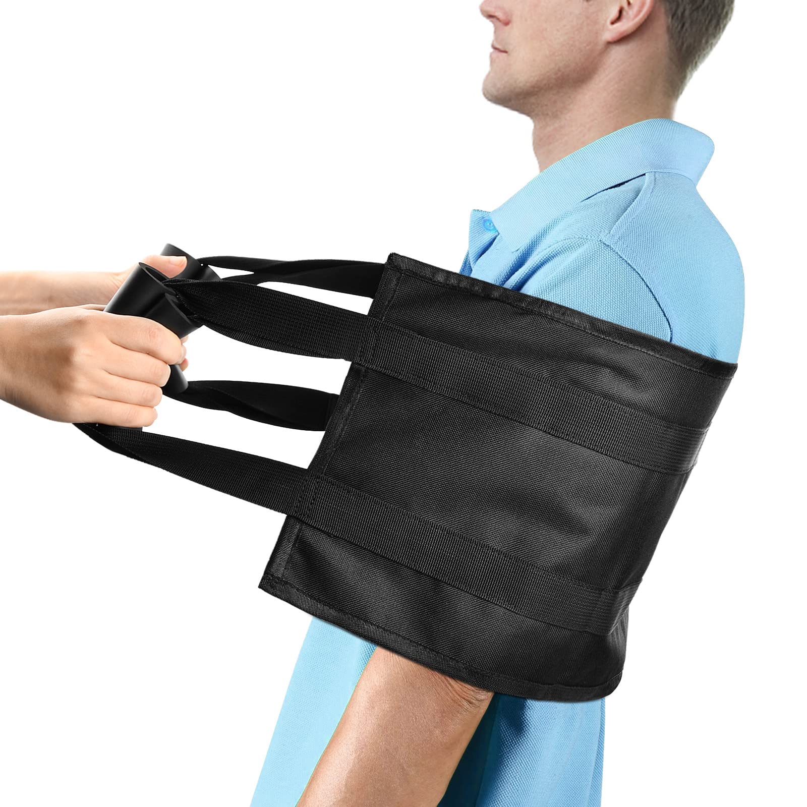 Elitecran31.4in Padded Bed Transfer Nursing Sling for Patient, Lifting Aids Transfer Belt with Padded Handles, Assistance Products for Seniors Elderly Injured, Safely Mobility Belt for Patient Care