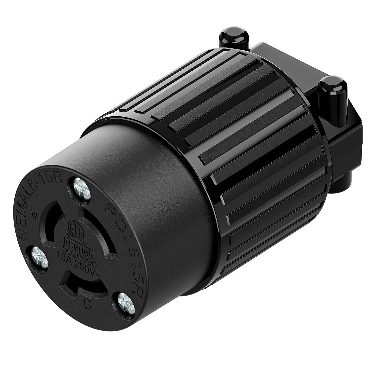 Amazon.com: NEMA L6-15R Twist Lock Female Receptacle, ETL Listed