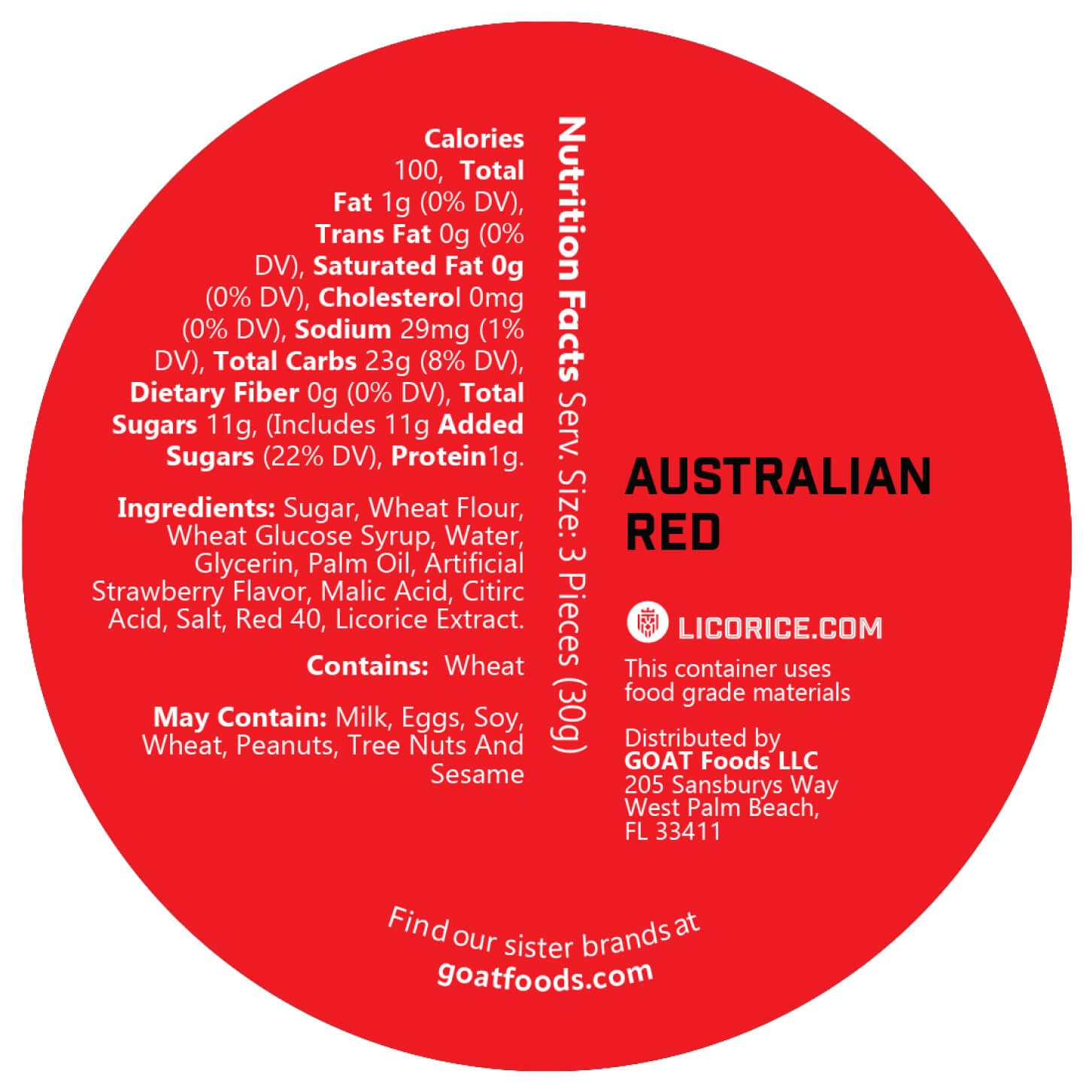 Licorice.com | Red and Black Licorice | Licorice Candy Twists | | Soft & Chewy Australian Licorice In Yummy & Sweet Strawberry Flavor | Pack of 2