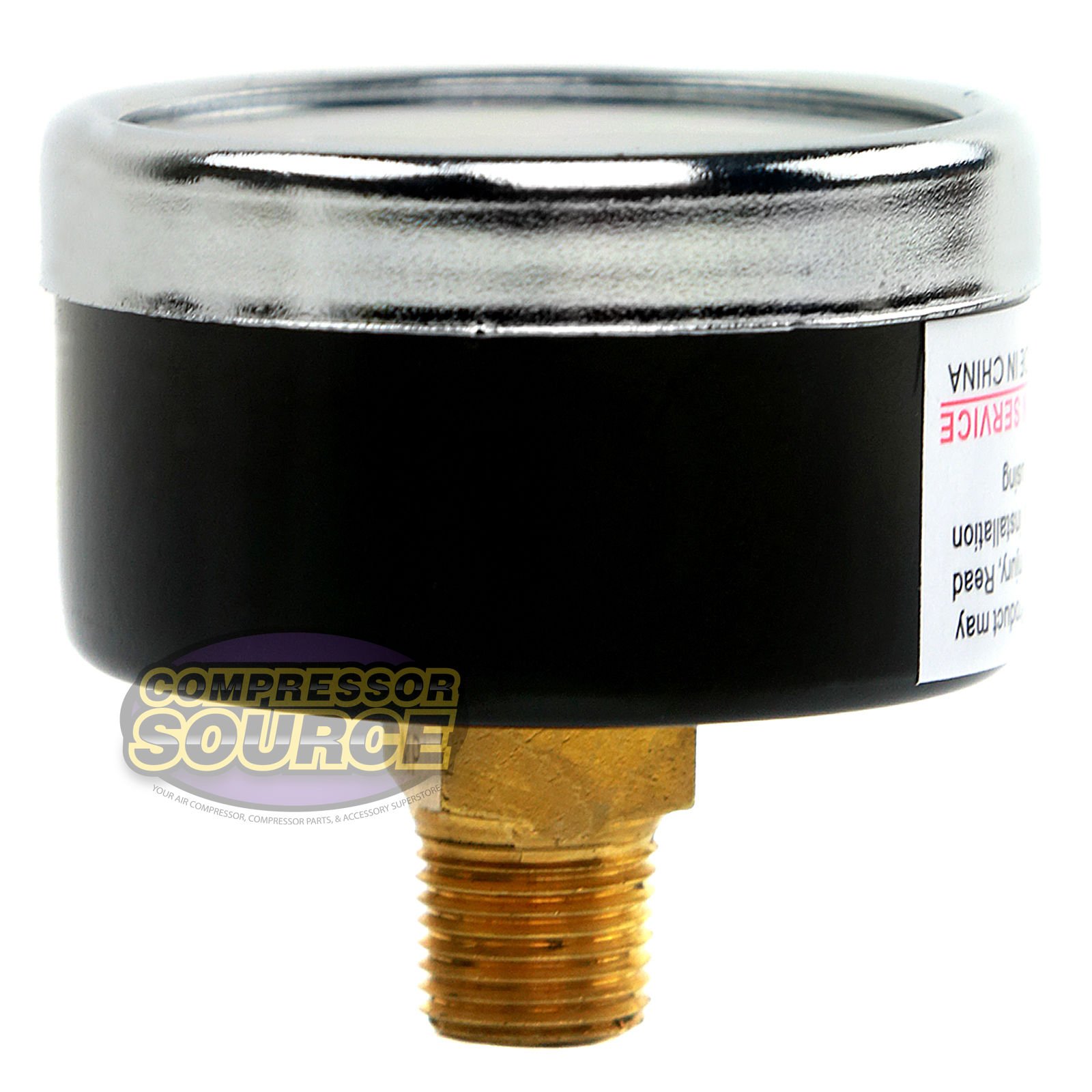 Winters PEM Dual Scale Pressure Gauge - 30Hg Vacuum/kpa, 1-1/2 Dial, 1/8 NPT Mount
