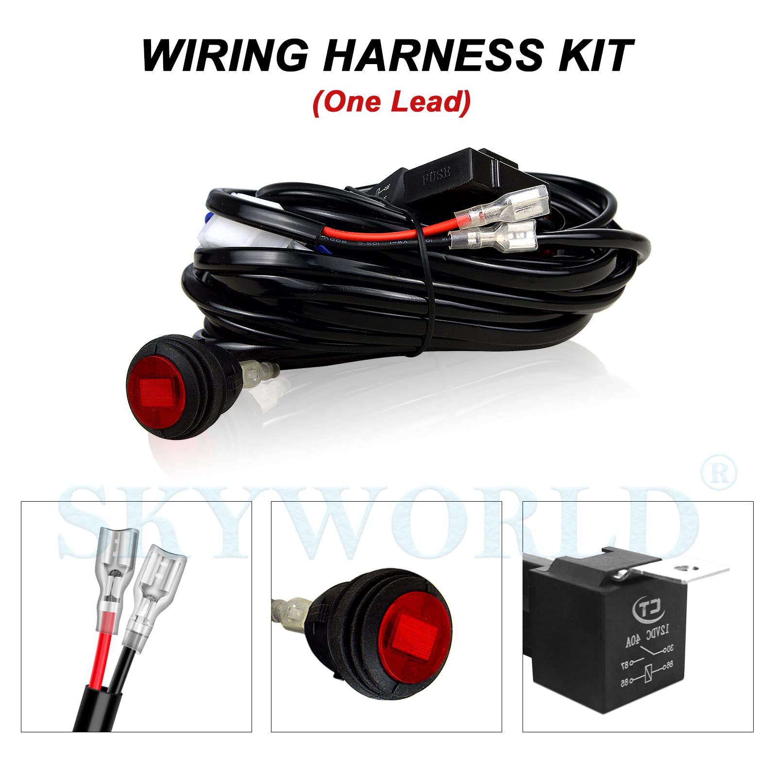 SKYWORLD LED Arbeitsscheinwerfer Bar 51.4cm 420W LED Scheinwerfer 12V 24V Arbeitslicht Zusatzscheinwerfer mit Kippschalter Kabelbaum für Auto Offroad Traktor PKW LKW SUV UTV ATV | 8D Dreireihig Lichtbalken Offroad Beleuchtung Wasserdicht Lichtleiste für 4
