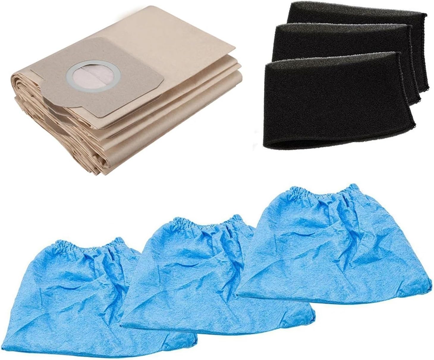 Dust Bag Filter Set，Compatible For Einhell，Wet And Dry Vacuum Cleaner For TC-VC 1800 1820 1815 Vacuum Cleaners Accessories Replace