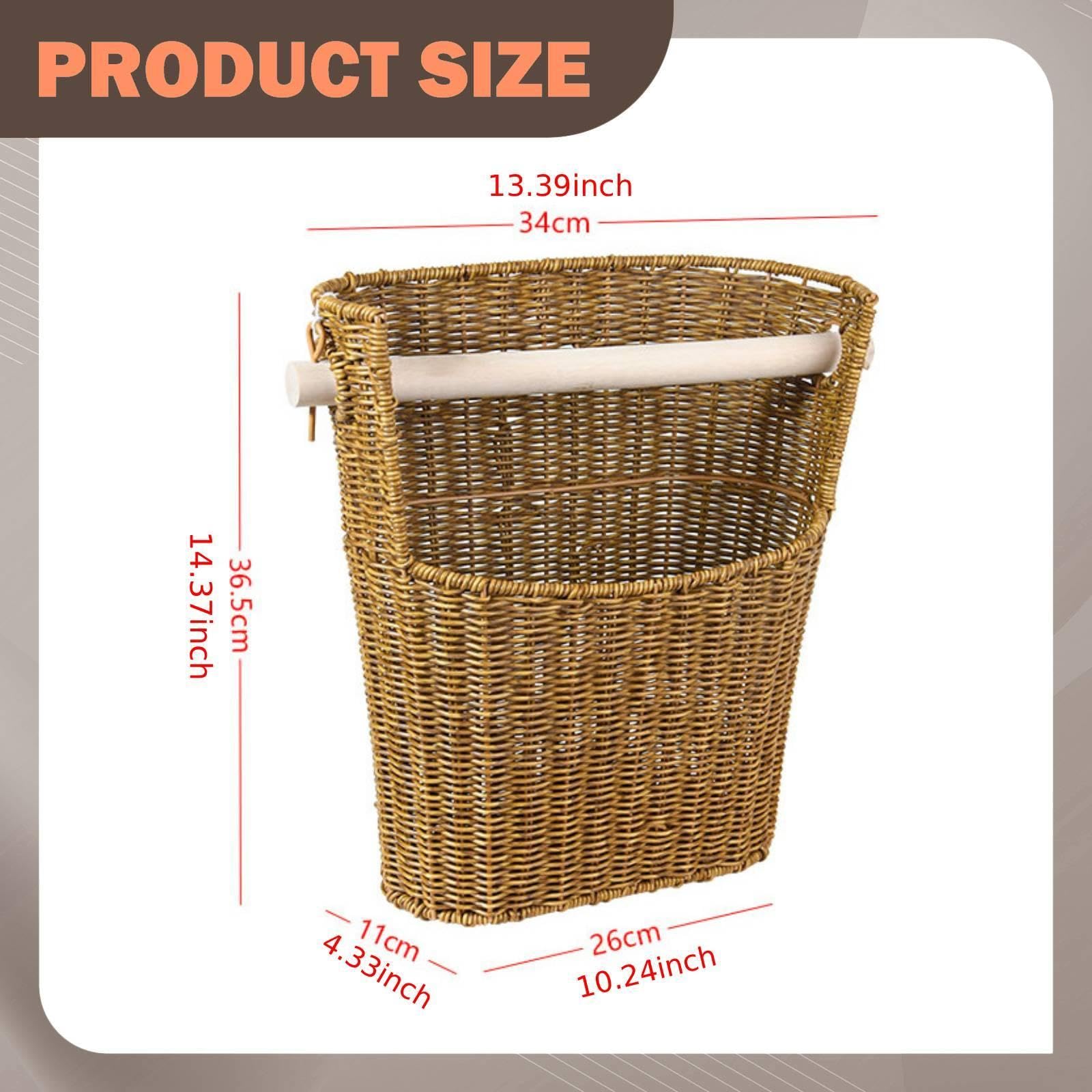 Cesta para Guardar Papel Higiénico, Contenedor Que Ahorra Espacio, Organizador de Papel Higiénico Decorativo de Estilo Rústico Tejido.