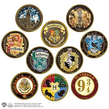 Amazon | テンヨー Harry Potter 金バッジ セット箱 ホグワーツ