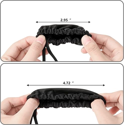 Miniatura 4 de Fundas de privacidad para lente de cámara web compatibles con Logitech HD C270, C310, C505, C920, C922, C922x, paquete de 2 fundas de tela para la