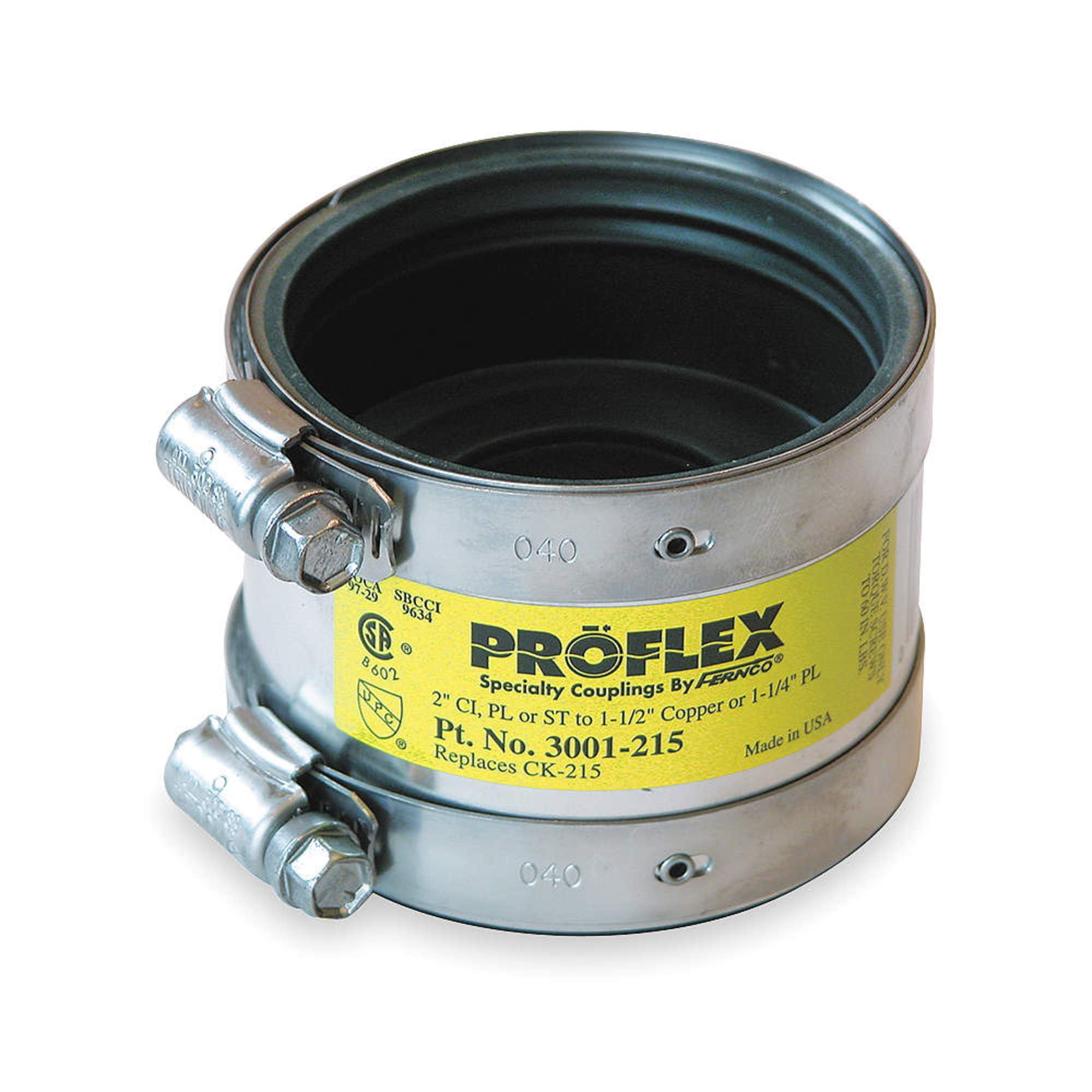Amazon.com: Proflex 2 x 1-1/2 in. Cast Iron or Plastic x Copper