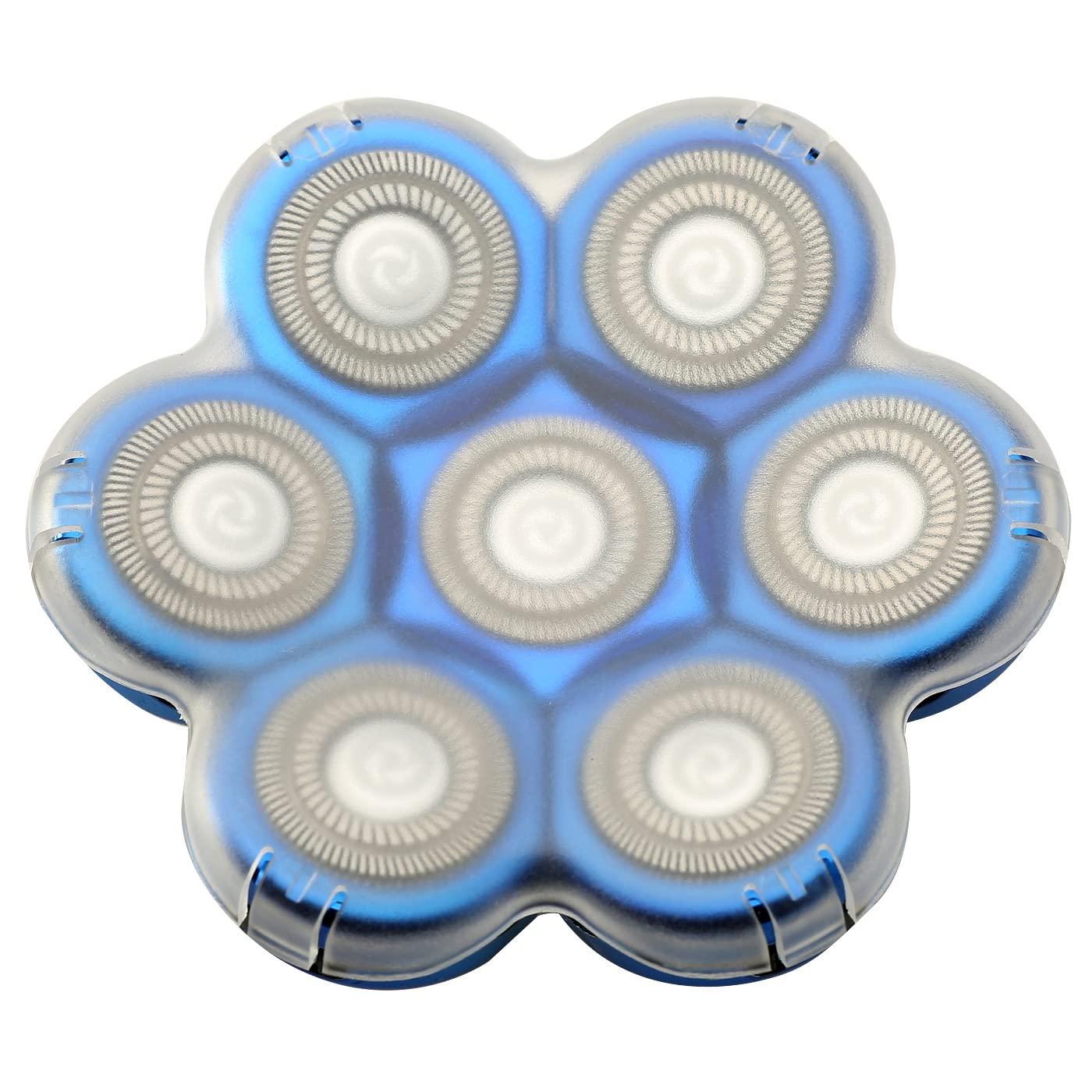 Cuchillas universales de repuesto para afeitadora de 7 cuchillas compatibles con la afeitadora Freedom Gold y la mayoría de las marcas principales de máquinas de afeitar eléctrica cabeza 7
