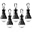 FLY2SKY Tent Lamp Portable LED Tent Lights 5 Packs Hook Hurricane Emergency Lights LED Camping Light Bulb Camping Tent Lantern Bulb Camping Equipment for Camping Hiking Backpacking Fishing Outage