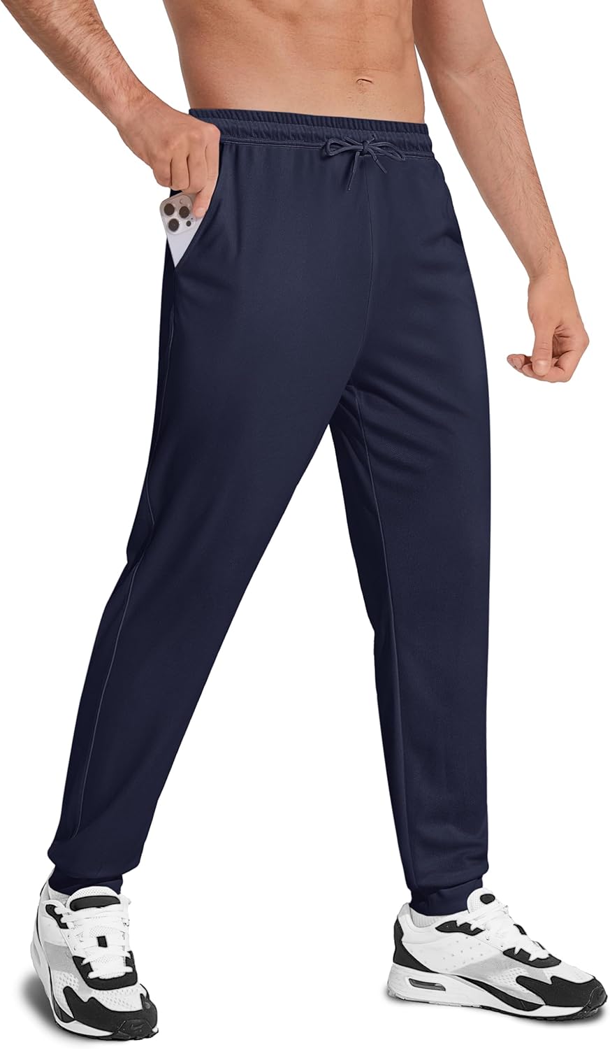 MAGNIVIT Men's Lightweight Joggers Sweatpants with Pockets Breathable Quick Dry Athletic for Running Gym Work Out