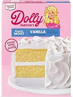 Duncan Hines Dolly Parton's Vanilla Flavored Cake Mix, 15.25 oz.