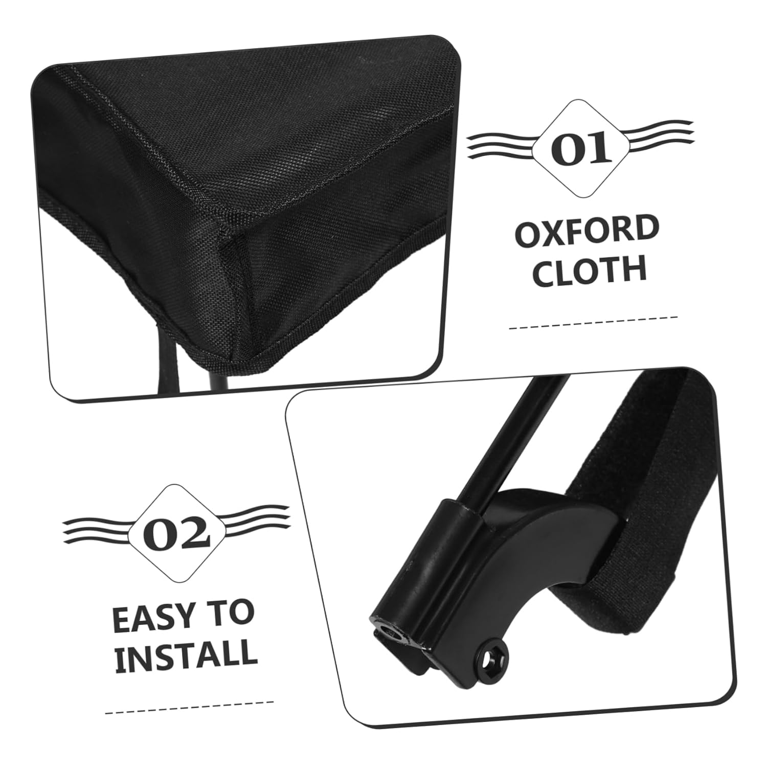 Sosoport Portable Wagon Canopy Collapsible Rain Cover for Stroller Beach Tent Sun Shade Accessory