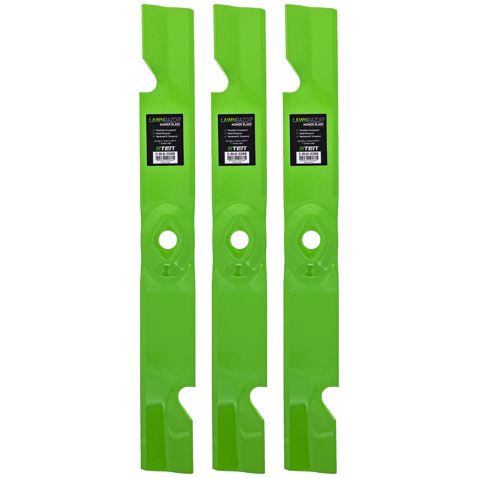 Amazon.com : 8TEN LawnRAZOR Blade Set for Exmark Lazer Z XS