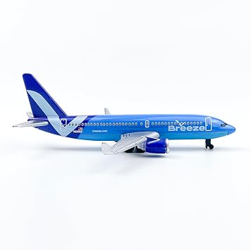 Breeze Airplane Model, Die-cast Metal Planes with Plastic Parts, Suitable for Collection and Display