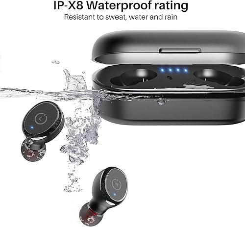 Miniatura 4 de TOZO Cargador inalámbrico W1 negro y auriculares inalámbricos T10 Negro