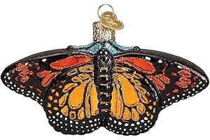 Gardener's Supply Company Monarch Butterfly Glass Ornament: A Breathtaking Christmas Ornament for Butterfly Lovers