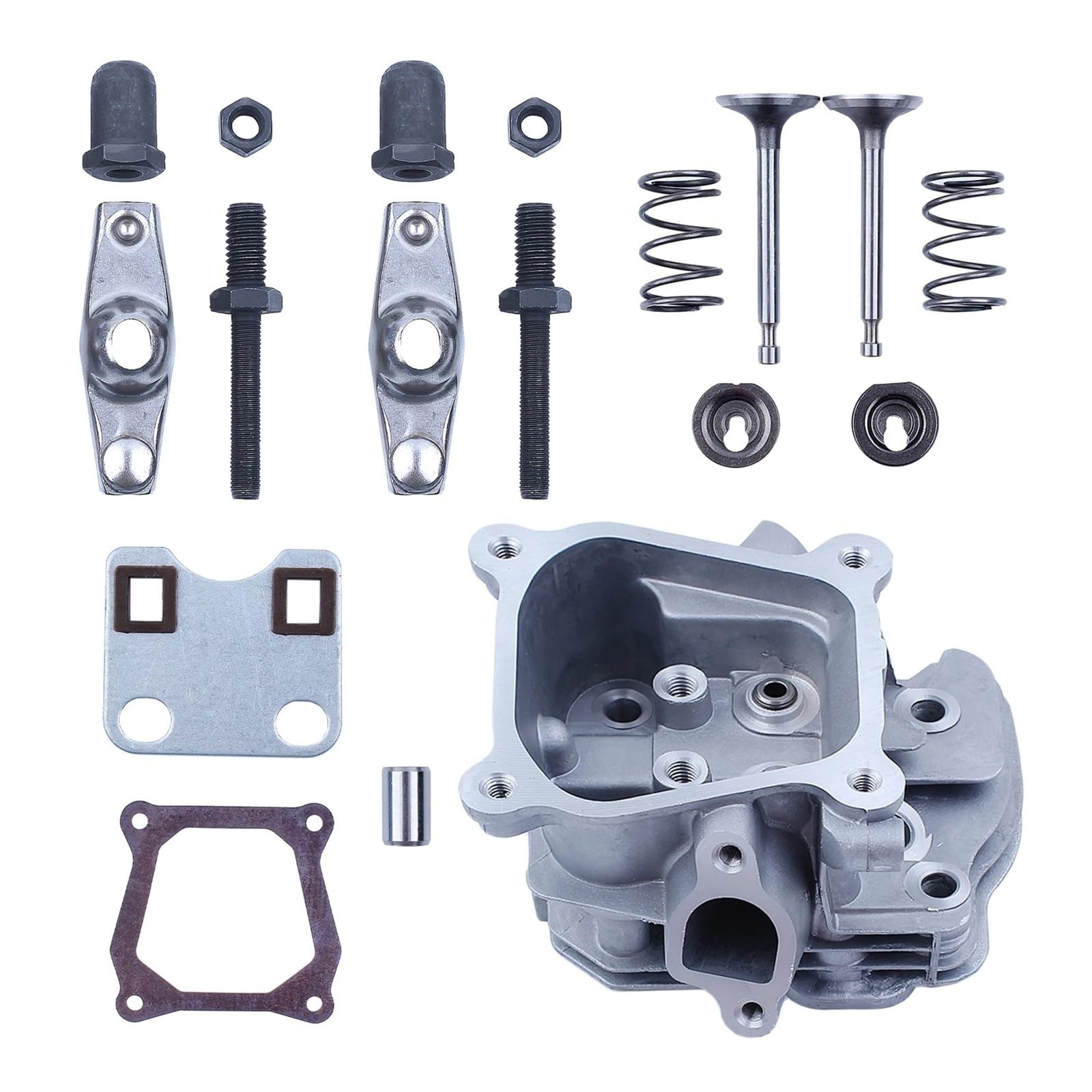 Apto For H0nda GX160 GX200 Chino 168F 5,5 HP 6,5 HP 2KW 3KW Generador De Gas Motor Culata Válvula Balancín Resorte Conjunto