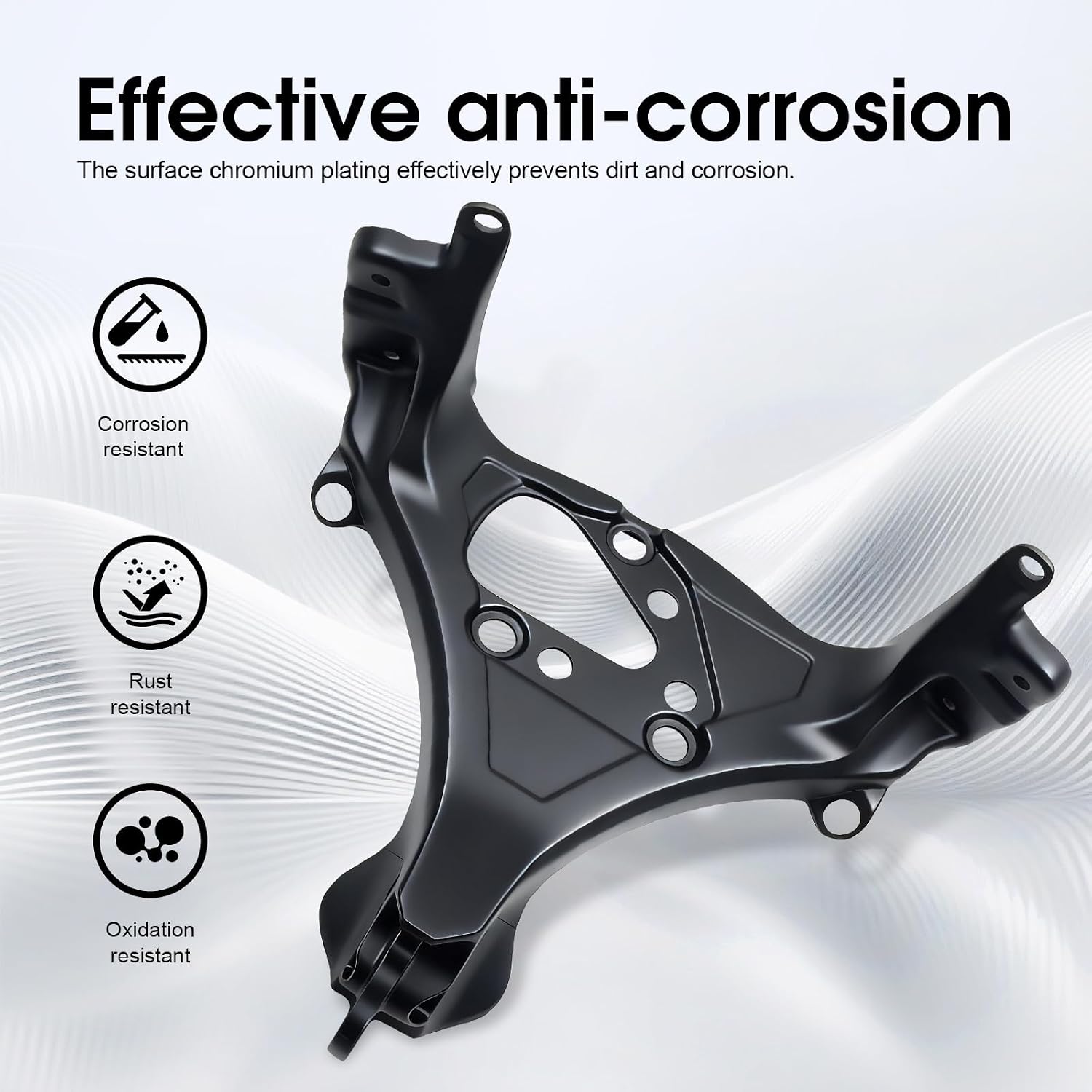 Motorcycle Black Upper Stay Cowl Bracket Fairing Headlight Bracket Compatible with 2008-2016 Honda CBR 1000RR 2009-2016 Honda CBR 1000RA 2014-2016 Honda CBR 1000S