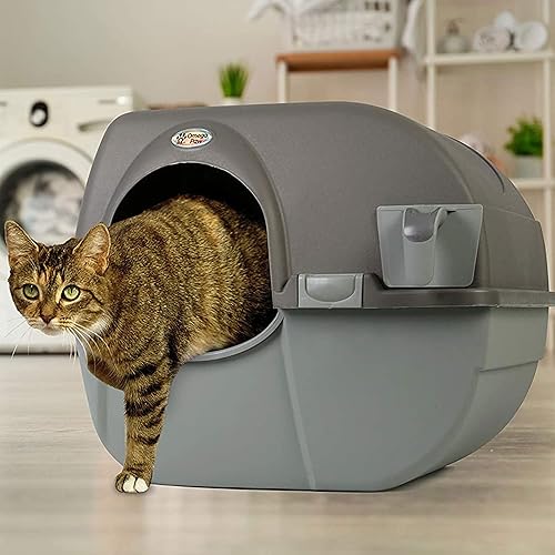 Miniatura 6 de Omega Paw Roll 'n Clean Litter Box Large Generation 5.0,Grey,NRA20-1V5.0