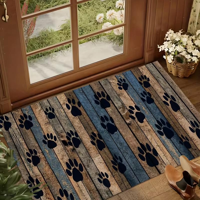 Tapis de cuisine antidérapant à pattes mignonnes pour sécuriser et décorer votre sol