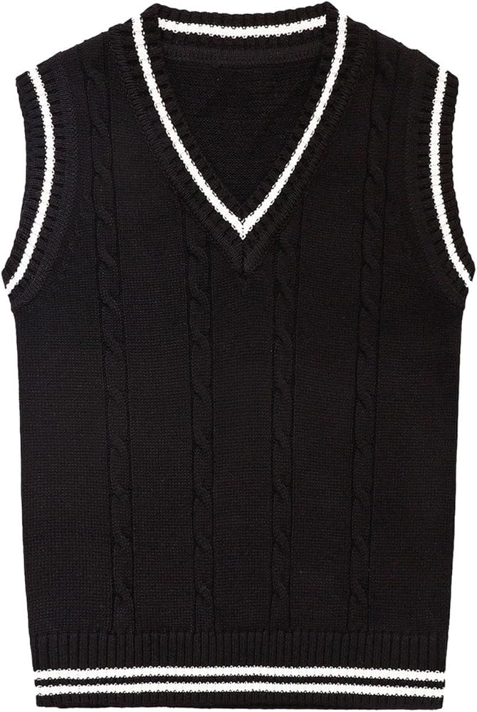 トップス UNIFORM EXPERIMENT COTTON CABL KNIT VEST Boys Sleeveless Cable Knit Sweater Vest - Uniform - GRAY | Gymboree