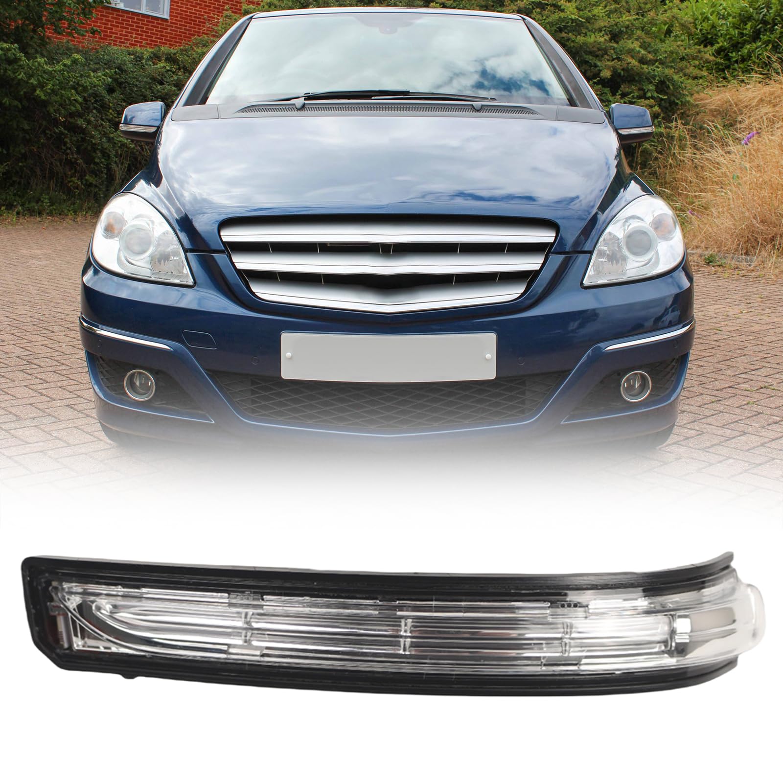 Seite Spiegel Blinker Kompatibel Mit Mercedes for Ben z A B-Klasse W169 W245 2008 2009 2010 2011 2012 Rückspiegelleuchte Blinker Kontrollleuchte - rechts