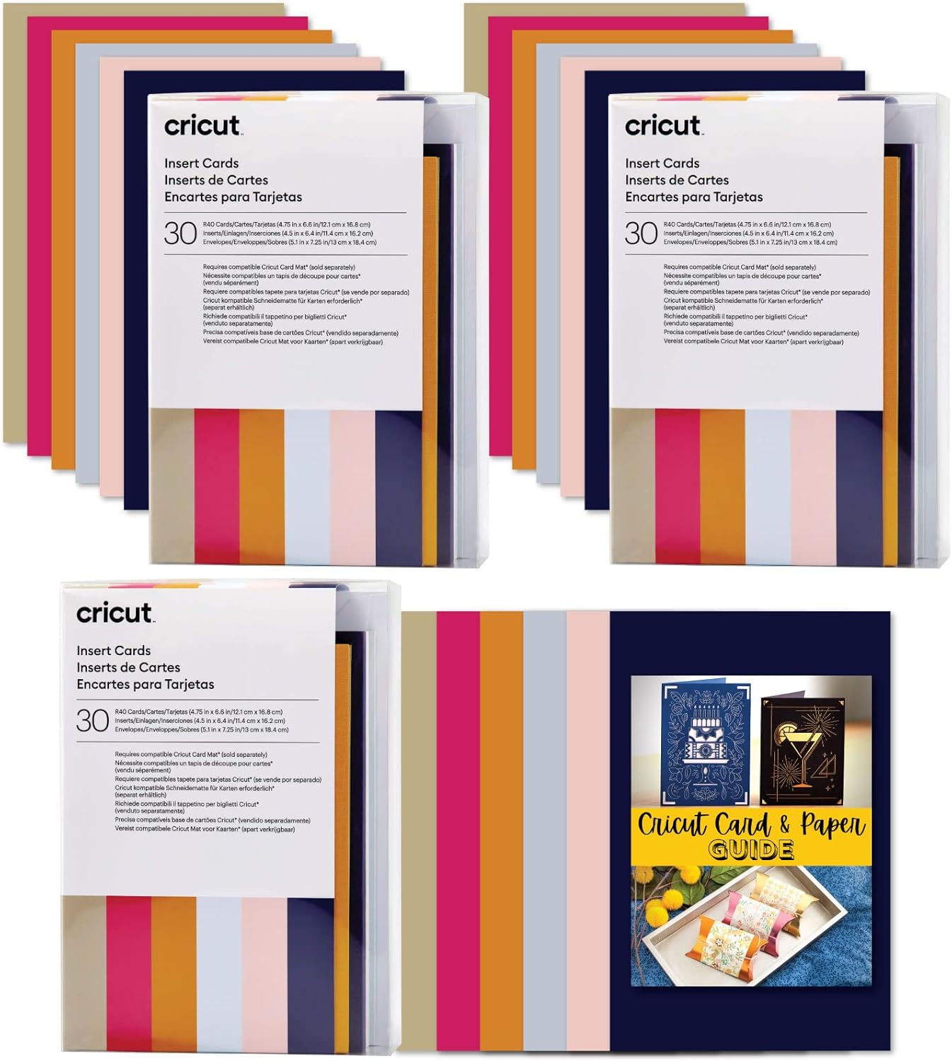 Cricut Insert Cards Triple R40 Sensei Sampler Bundle DIY Cardstock