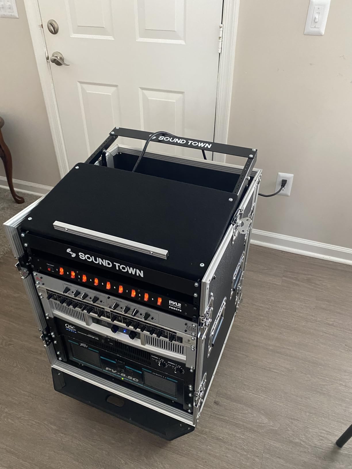 $13/mo - Finance Sound Town 14U PA DJ Rack/Road ATA Case with 11U Slant ...