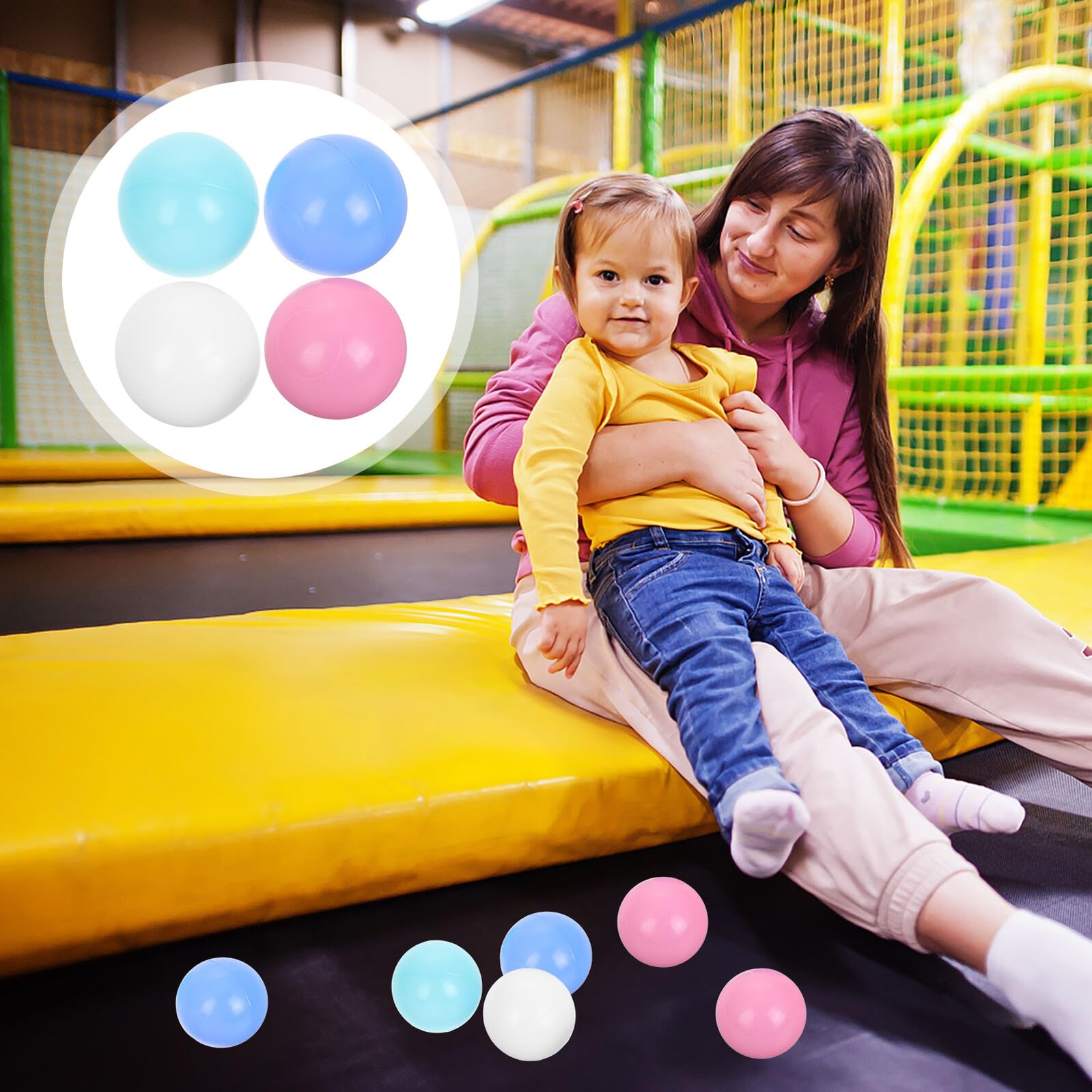 Bolas Oceánicas de Plástico 200 Piezas para Niños y Bebés