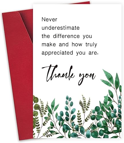 Miniatura 10 de Tarjeta de agradecimiento para amigos, tarjetas de agradecimiento para jefe compañero de trabajo, tarjeta de agradecimiento de poema para profesor