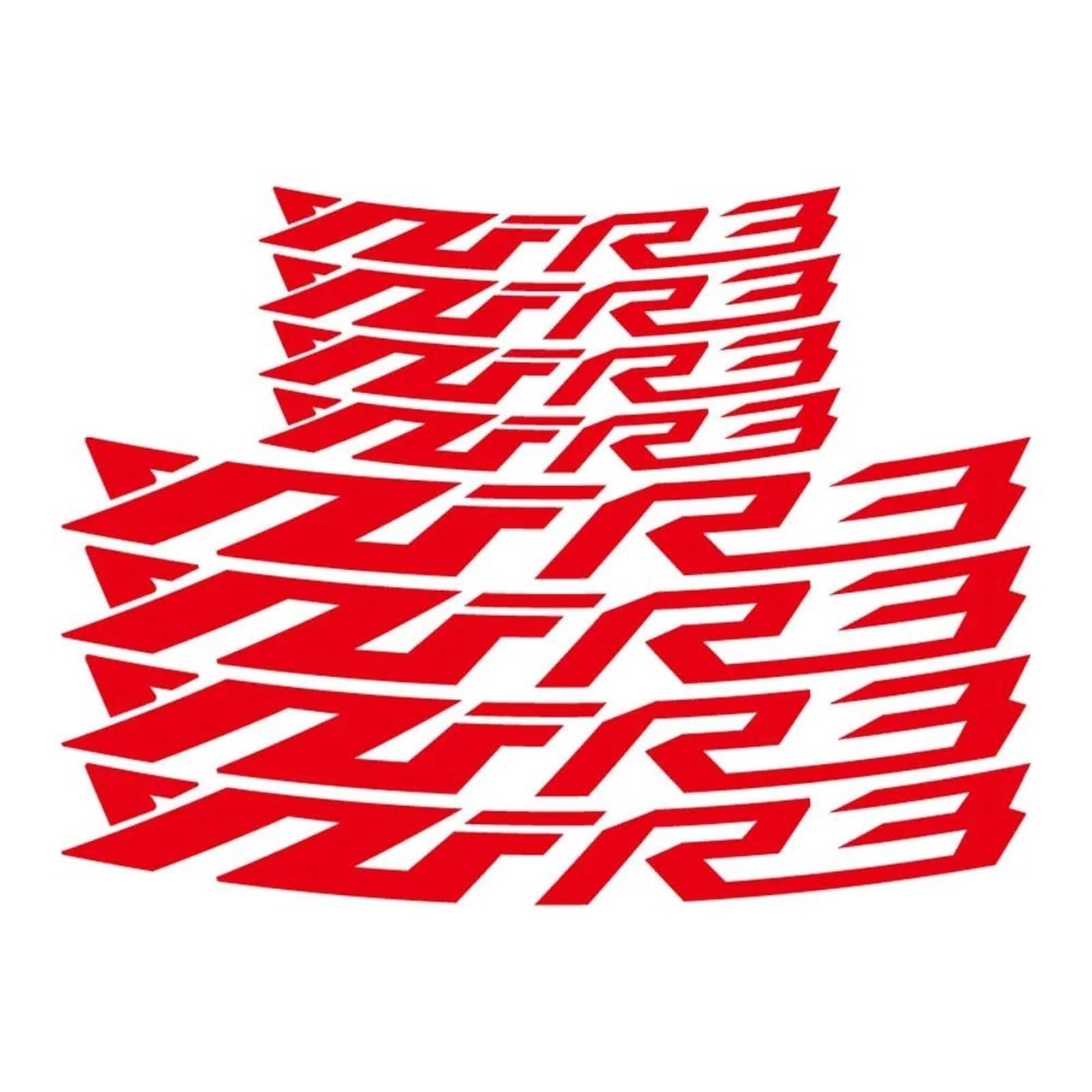 Reflective Motorcycle Wheel Sticker Stripe Tape Rim Decal for Yamaha YZF-R3 R3 Yzfr3