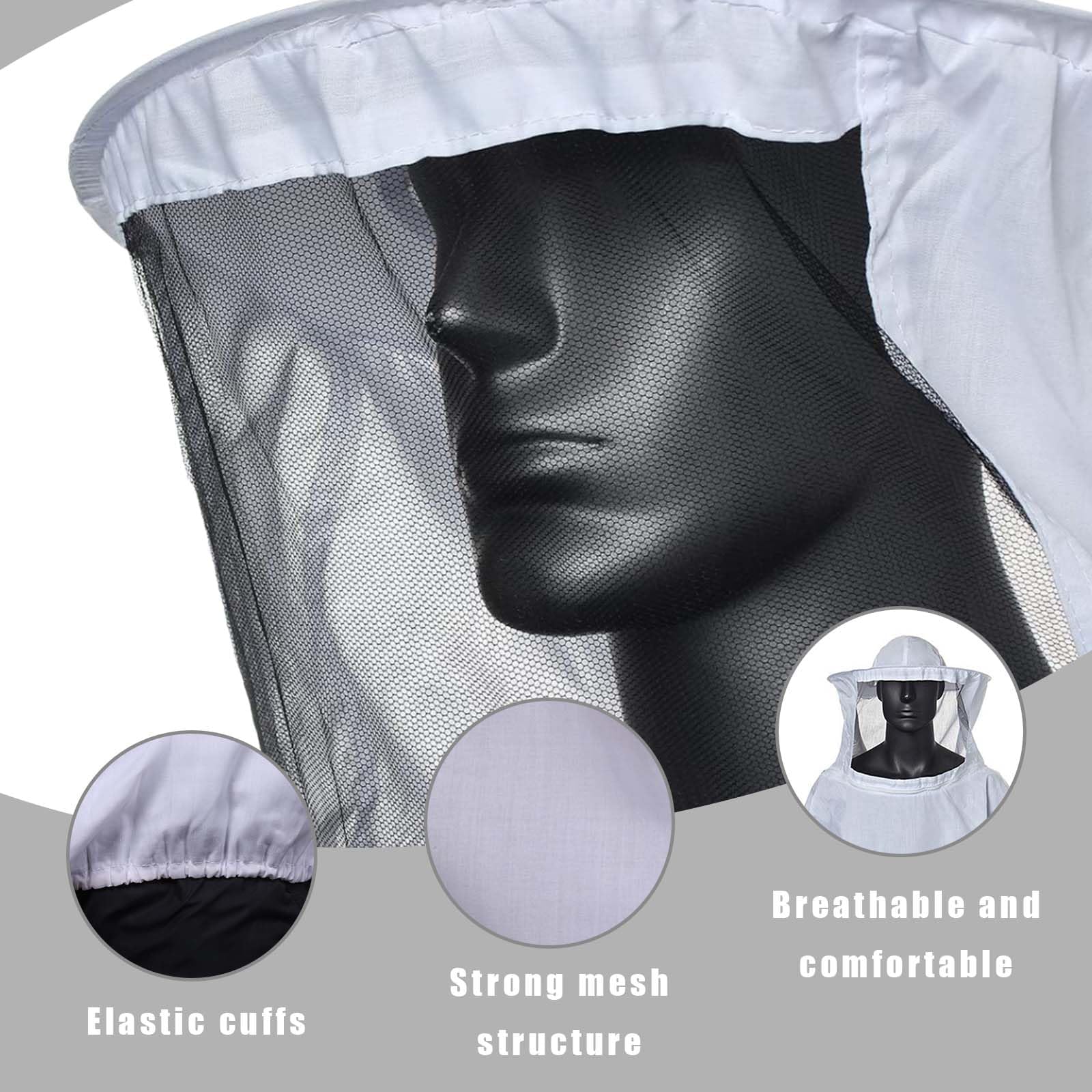 Combinaison D'apiculteur, Costume D'apiculture Professionnelle, avec des gants de protection, assurer la sécurité des apiculteurs, prévention professionnelle des piqûres d'abeilles, unisexe