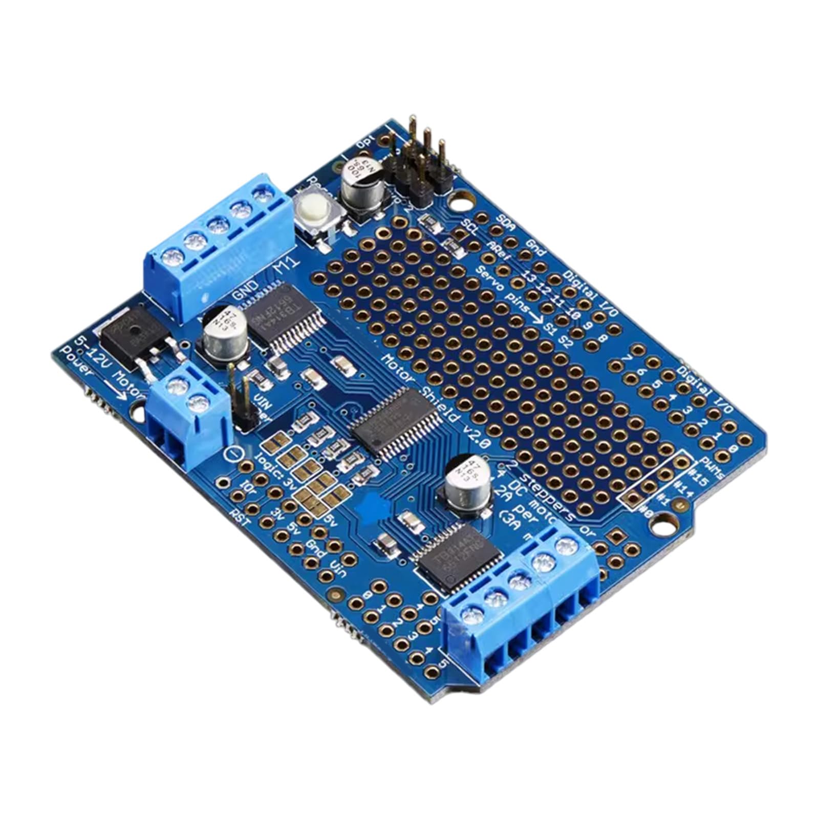 Schermatura avanzata del motore con interfaccia I2C per il controllo della velocità di 4 motori Stepper Motor Protect