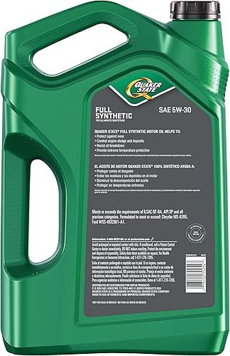 Miniatura 8 de Quaker State Aceite de motor sintético completo 5W-30, 1 cuarto de galón (paquete de 6)