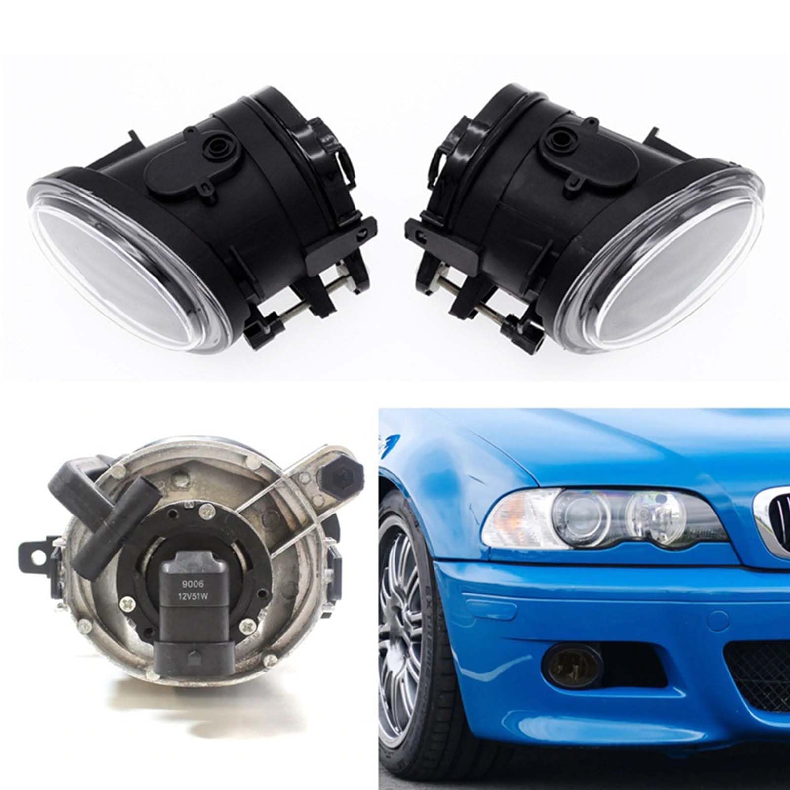 Amazon.com: WOZIES 1pair Front Fog Light 63177894017 63177894018 