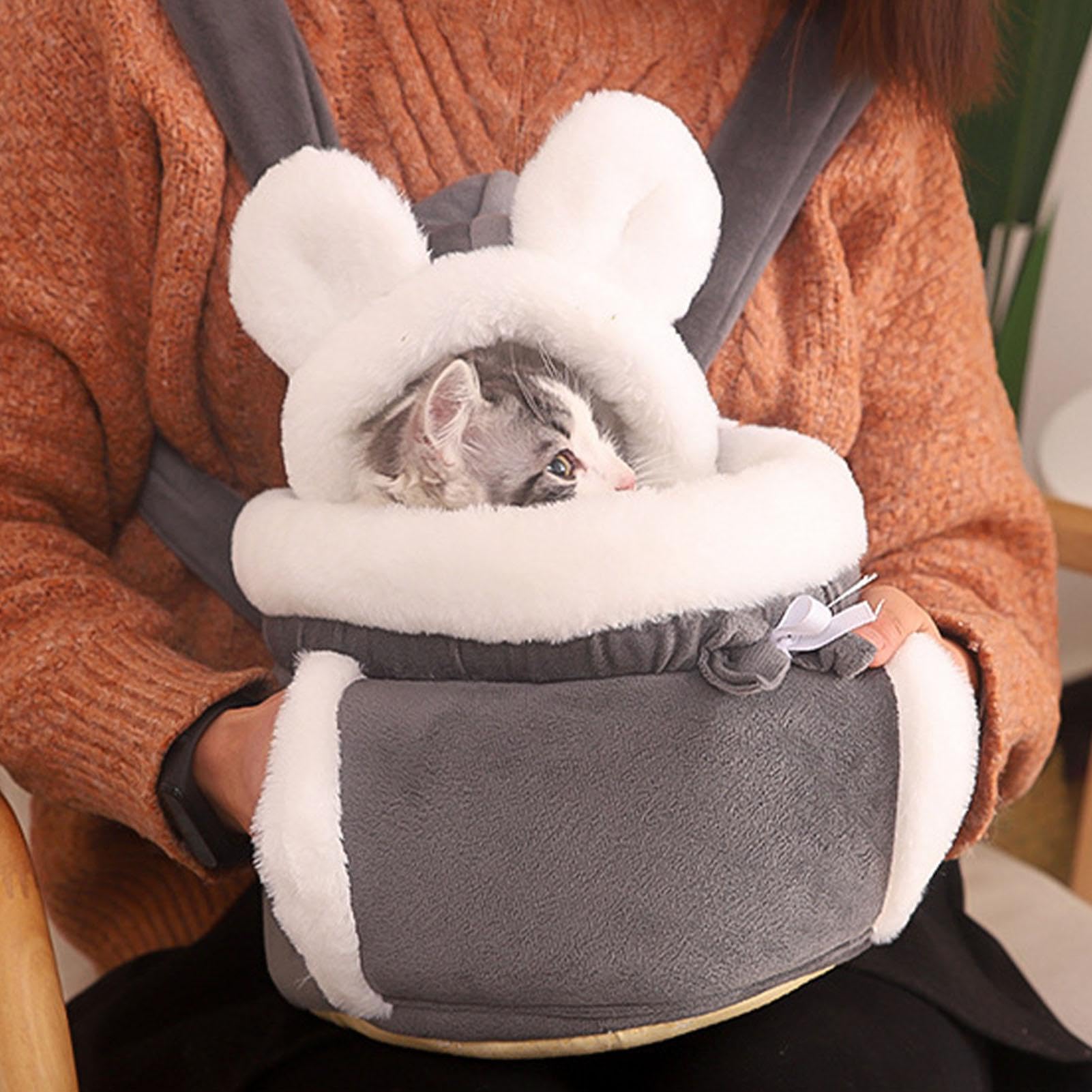 Transportbox für Haustiere – niedliche Katzentransportbox mit doppelter